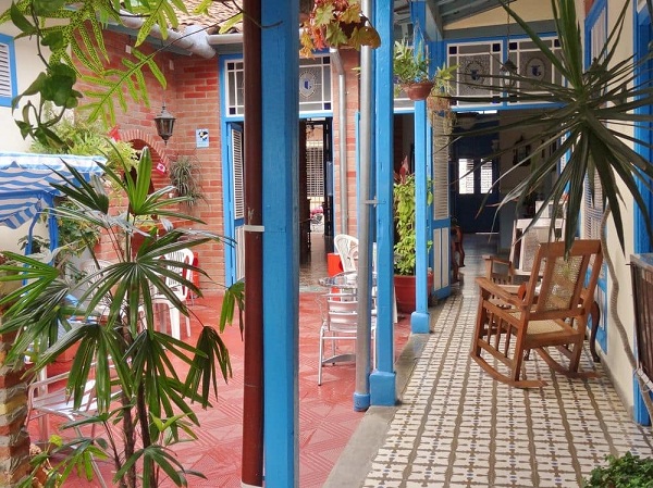 'Patio interior' Casas particulares are an alternative to hotels in Cuba.